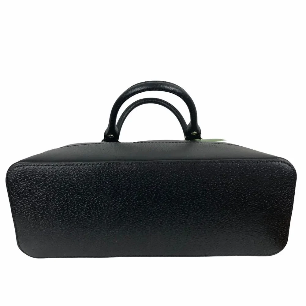 Kate Spade Small Rachelle Wellesley Satchel Black Crossbody Strap WKRU2485